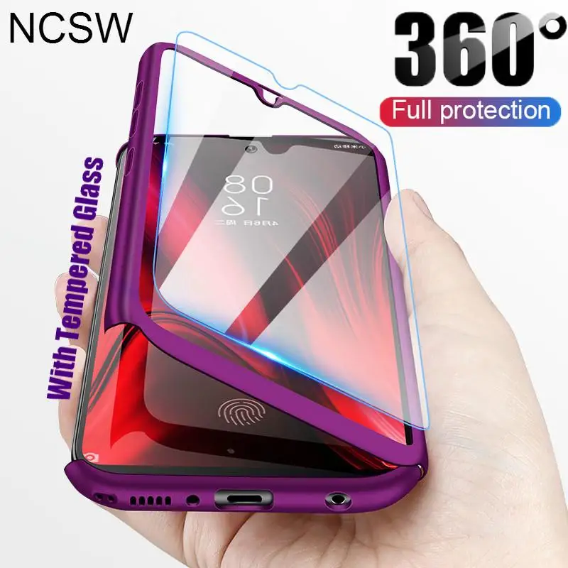 

360 Full Protection Phone Case For Xiaomi Mi 9T Pro 9 SE 8 A2 A3 Lite Mi CC9 E Redmi Note 7 6 5 K20 Pro 7A Cover Case with Film