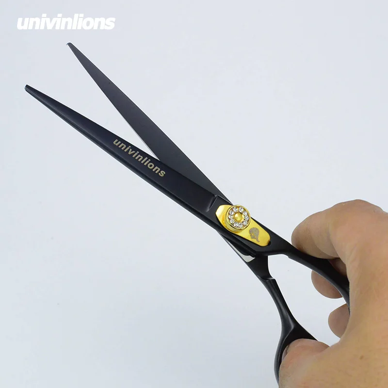 7" Pet Dog Gromming Scissors Kit Pet Cutting Scissors for Dog Animails Cat Straight& Thinning& Curved Scissors Stainless Steel