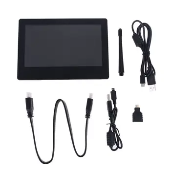 

7in 1024x600 Touchscreen IPS Full Viewing Angle LCD Display with Breathing Light and Dual Speakers for Raspberry Pi