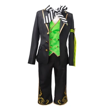 

Game Twisted-Wonderland Diasomnia Lilia Vanrouge Cosplay Costume for Women Men JK Uniform Jacket Outfit Green Vest Shorts Shirt