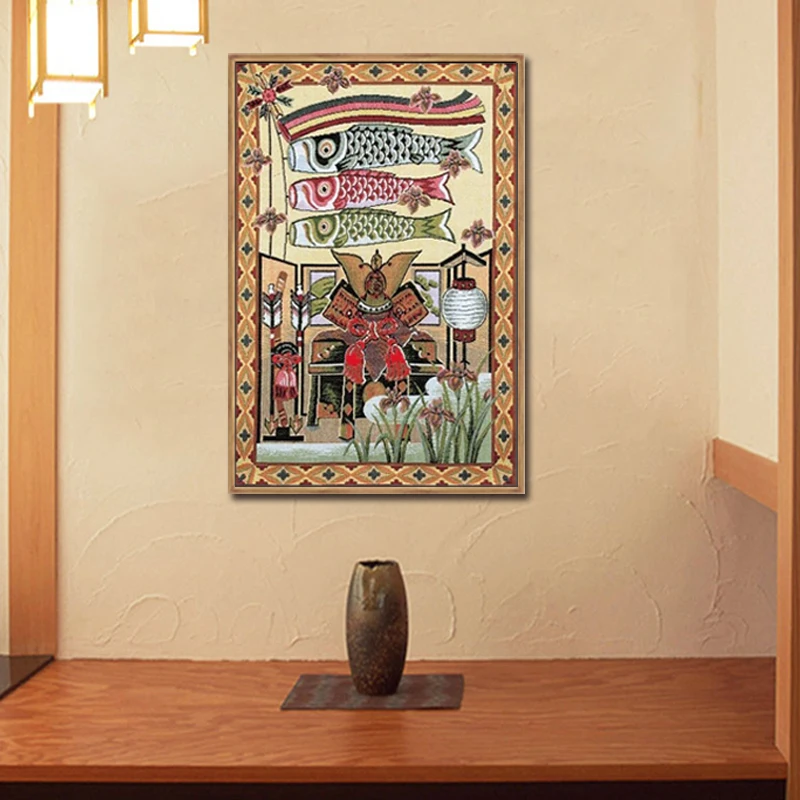 buy painting by numbers art paint by number Hand painted Japanese style character home corridor decorative painting