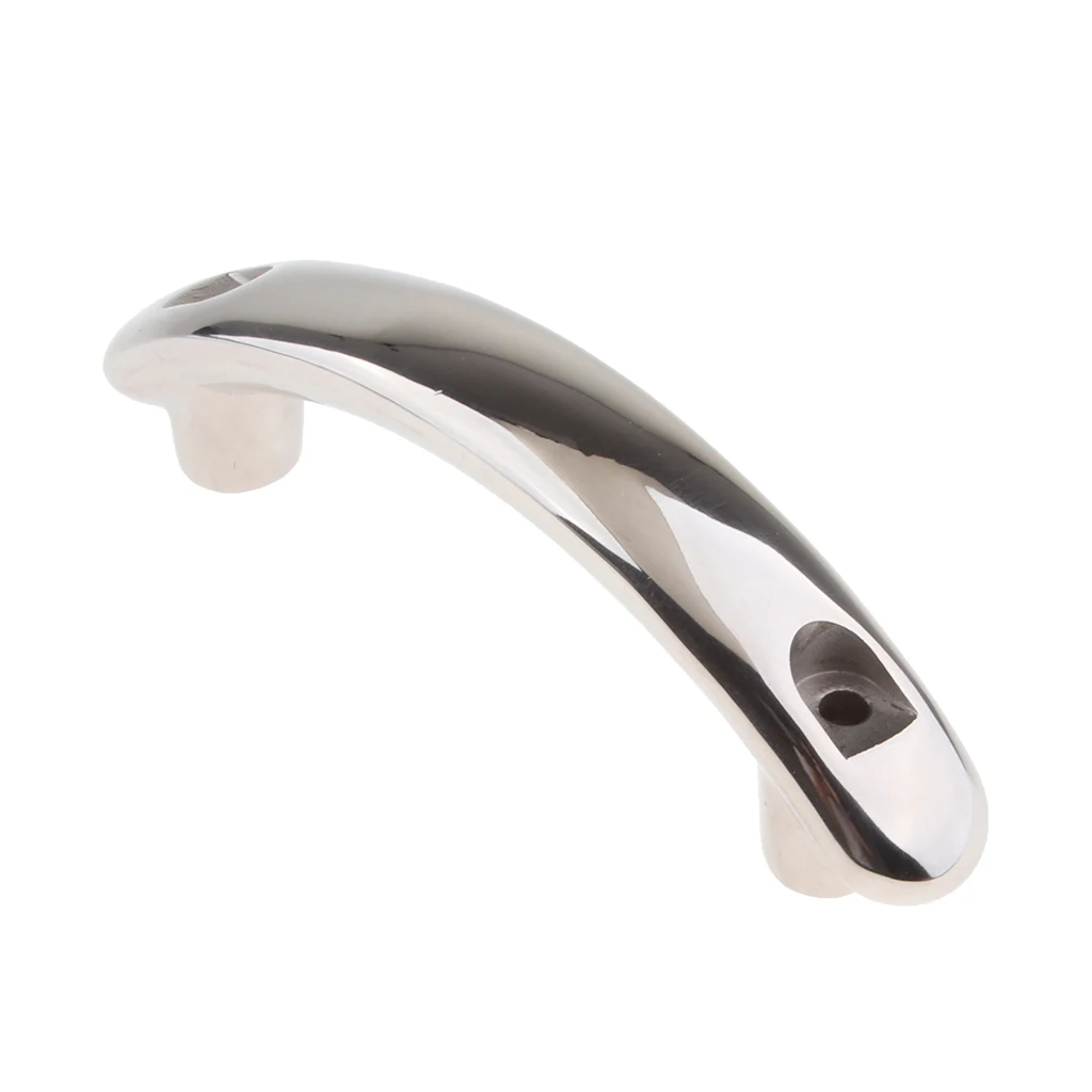 138mm 316 Stainless Steel Shower Grab Bar - Shower Handle Bathroom Balance Bar - Safety Hand Rail Support - Marine Handle