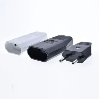 

EU European AC Power Connector Plug with Socket Power Cord Convertor 2.5A Electric Rewireable Plug Male Female Adapter