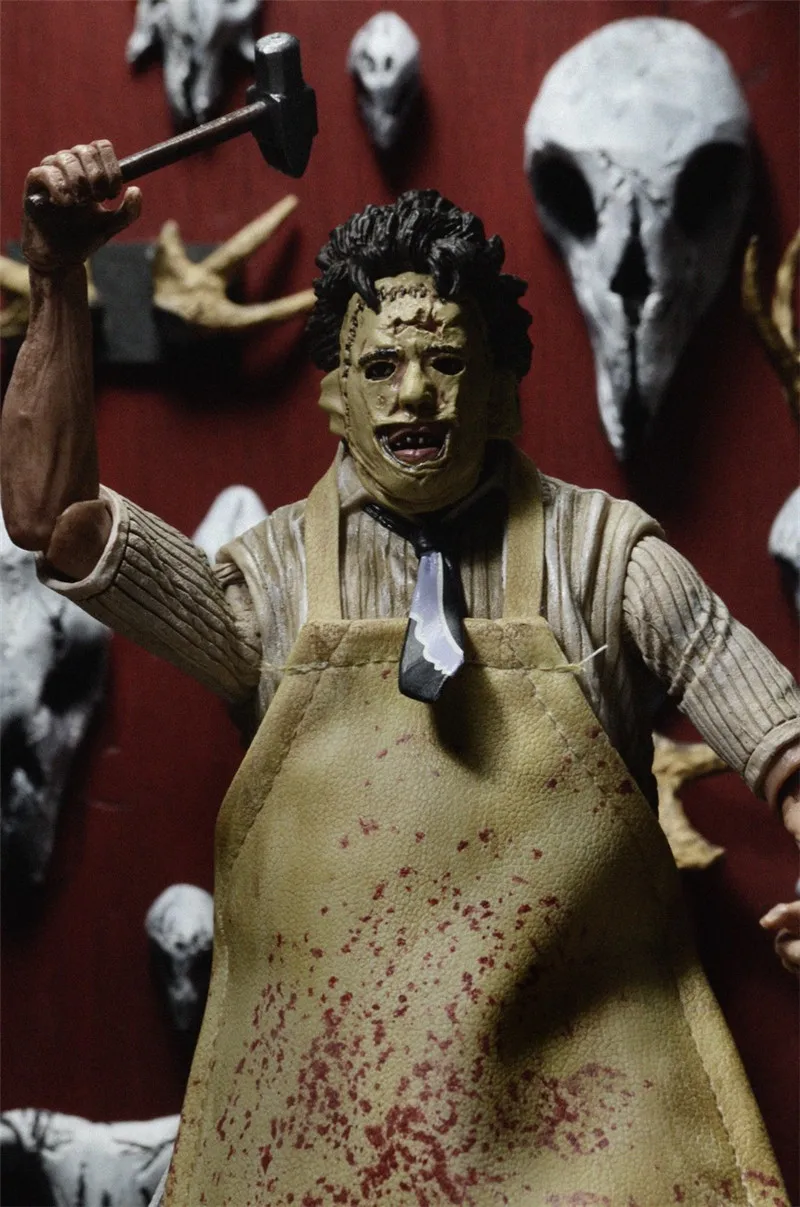 18 см NECA 40th юбилей Ultimate Leatherface классический террор экшн-фигурка из фильма модель игрушки кукла для подарка