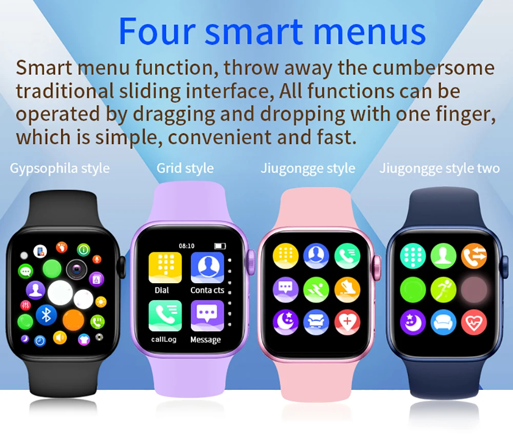 2021 Original X8 Max Smart Watch 1.75" Custom Dia BT Call Sports Sleep Monitor Heart Rate Men Woman IWO 13 Series 7 Smartwatch