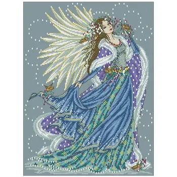 

Christmas angel patterns Counted Cross Stitch 11CT 14CT 18CT DIY Chinese Cross Stitch Kits Embroidery Needlework Sets home decor
