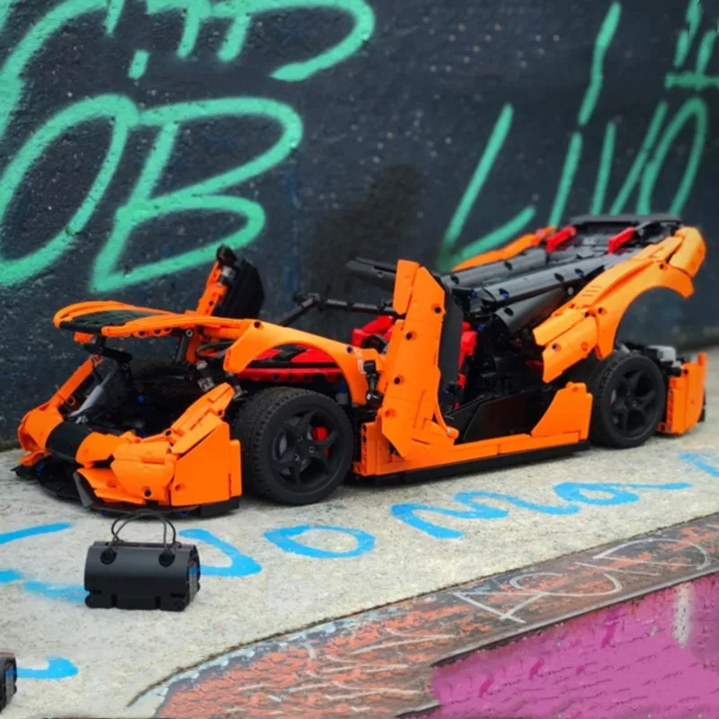 Новинка, moc-30506, Technic RC, Koenigsegg, Regera, PDF, инструкции, строительные блоки, набор игрушек, сделай сам, развивающий подарок для детей на день рождения