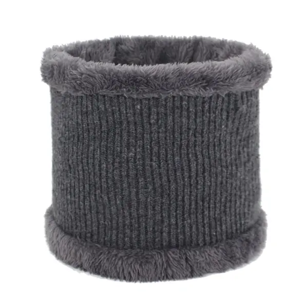 gray scarf AETRUE зимняя шапка зимняя шапочки шапки зимние шапки для мужчин женский шерстяной шарф головные уборы, Балаклава маска вязаная шапка вязаная - Цвет: gray scarf