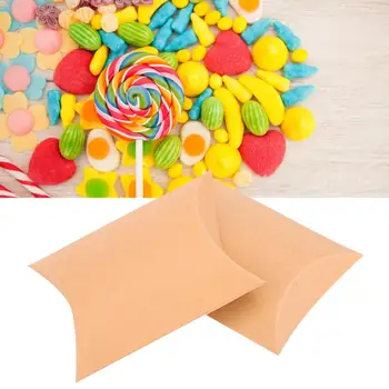 

Gift Candy Box Quality Paper 50pcs Cute Paper Pillow Candy Box Wedding Gift Candy Box Party Birthday Supply Jewelry Box