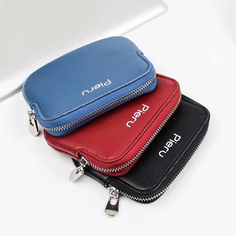 Monedero pequeño de estilo minimalista, monedero de Color sólido con  cremallera, monedero multifuncional de cuero PU, tarjetero de negocios, 1  ud.|Monederos| - AliExpress