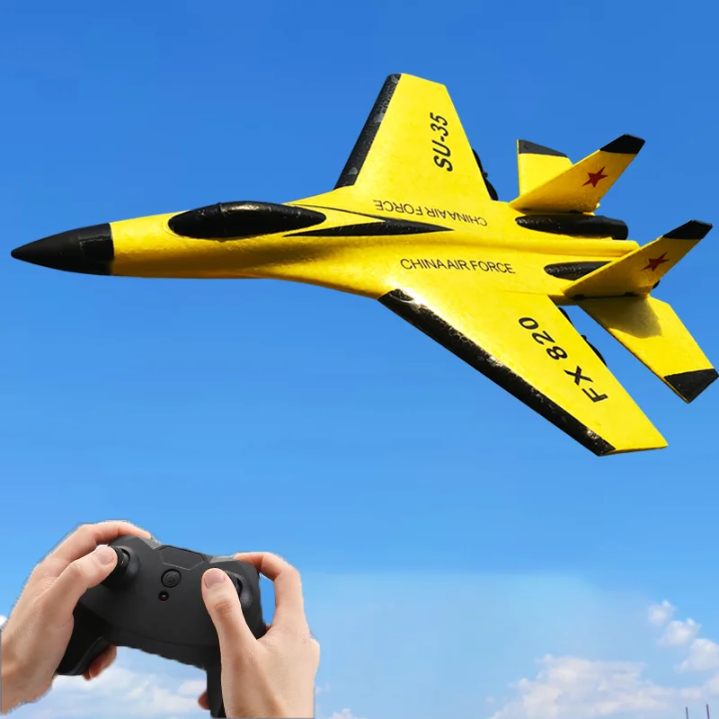 New Large Battery SU-35 RC Plane Avion RC Model Gliders With Remote Control  Drones RTF UAV Kid Airplane Children Gift Flying Toy