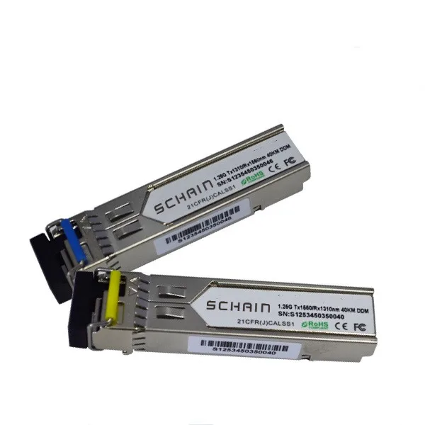 

3km BiDi SFP 1G (Bi-Directional, WDM, 1.25Gbps, SC) DOM / DDM / DDMi (GLC-BX-D, GLC-BX-U, D/U, A/B, 1310/1550) BiDi Transceiver