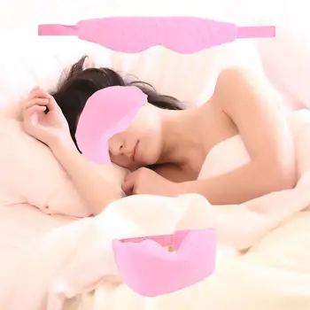 

Sleep Mask Natural Sleeping Eye Mask Eyeshade Cover Shade Eye Patch Women Men Soft Portable Blindfold Travel Eyepatch