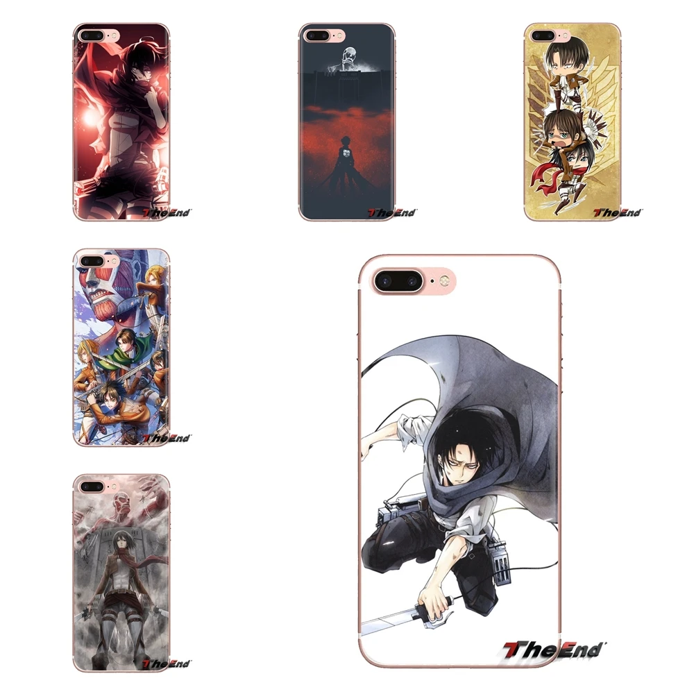 For iPhone XS Max XR X 4 4S 5 5S 5C SE 6 6S 7 8 Plus Samsung Galaxy J1 J3 J5 J7 A3 A5 Mobile Phone Cover popular Attack On Titan |