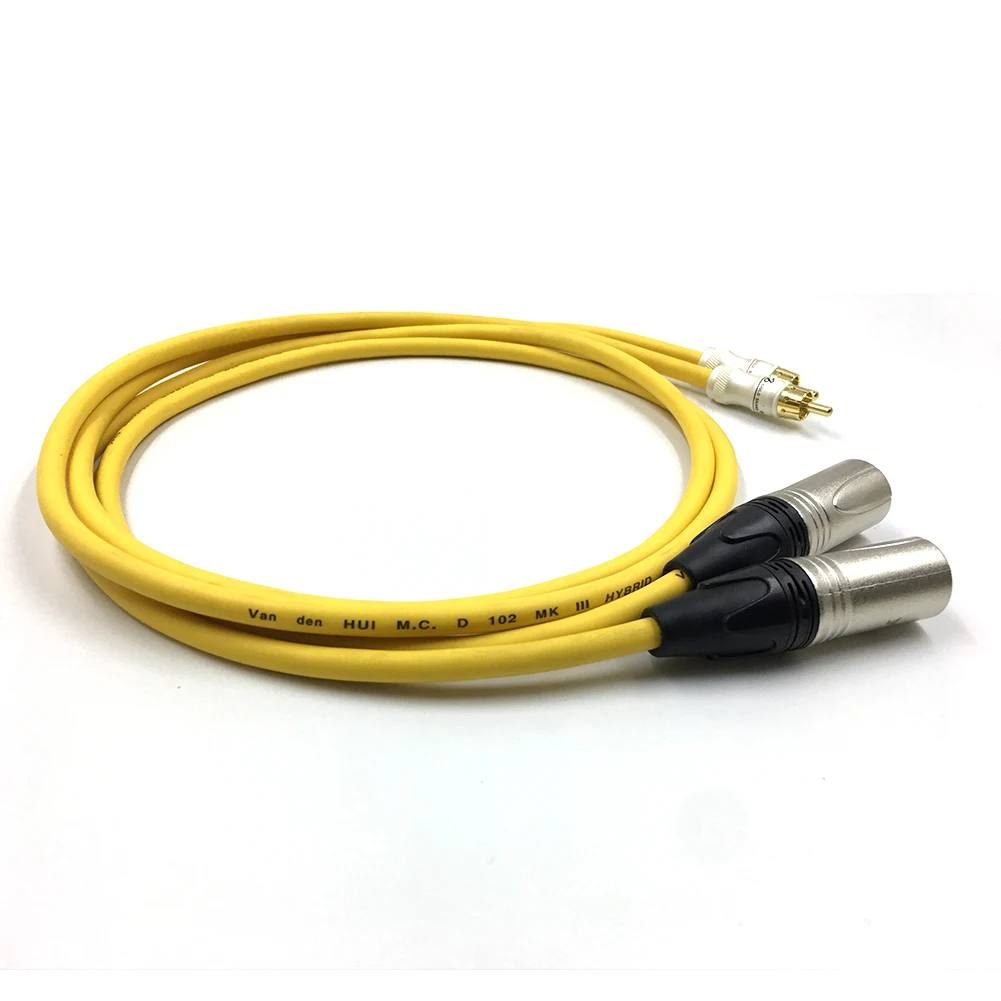 HIFI Stereo Audio Cable Dual RCA Male To XLR Male Cable 2 XLR To 2 RCA Plug For Audio Connection Of Microphone Mixer Headphone