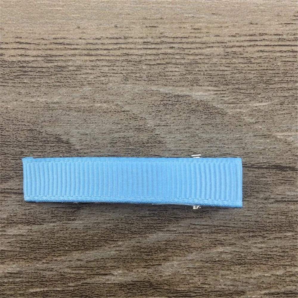 40 шт./компл. 11color смешанные цвета прекрасные заколки для волос для DIY лента для аксессуаров на подкладке Аллигатор зажим для волос цветок