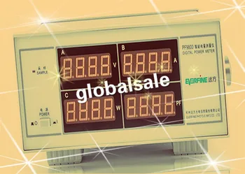 

FREE SHIPPING PF9800 Benchtop Digital power meter wattmeter intelligence power analyzer for V/A/W/PF