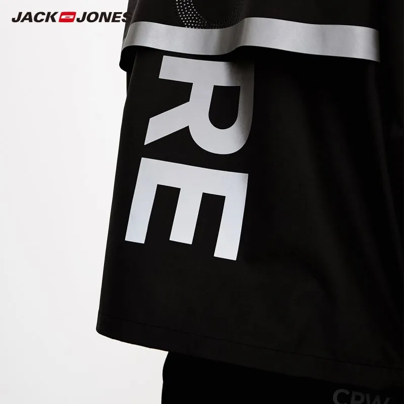 JackJones, мужской Тренч с капюшоном, короткая куртка, светильник, модная мужская одежда 218321529