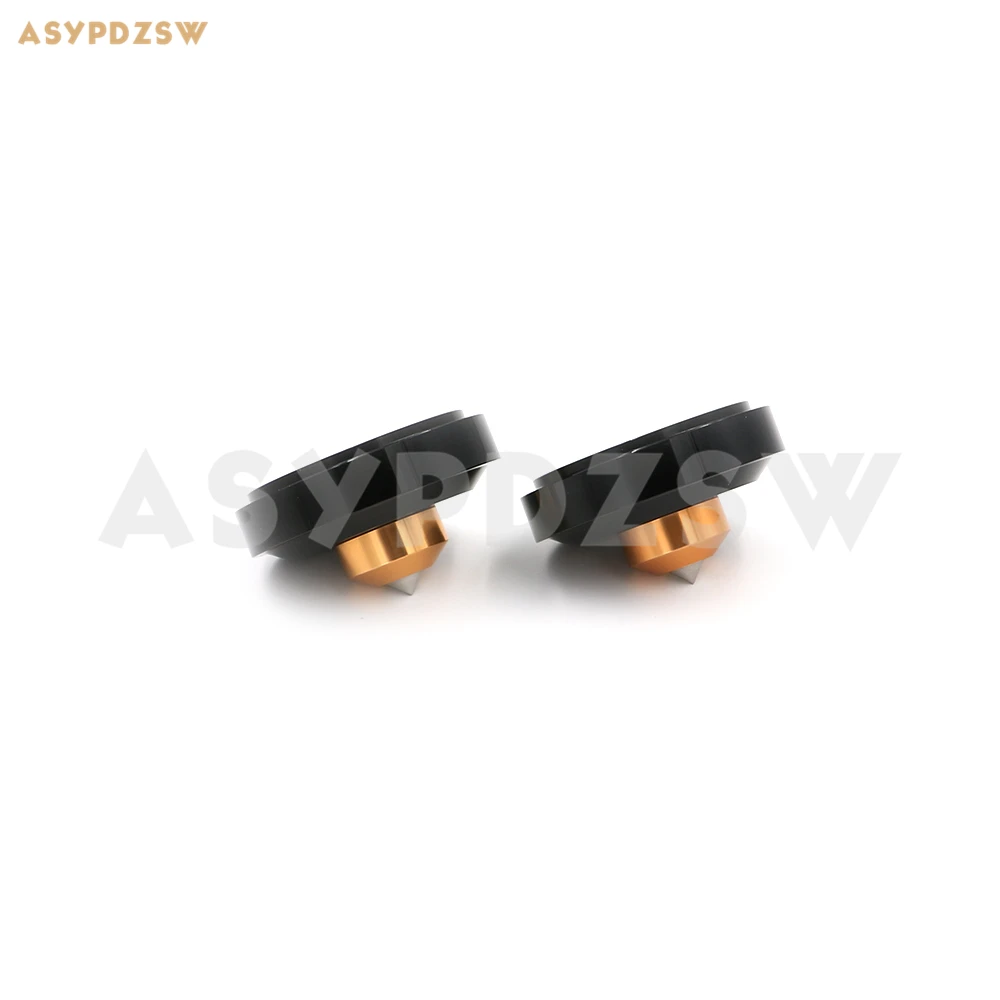 

4PCS 44*26 Aluminum Black Power amplifier feet/Speaker shock pad/damping spikes/spike