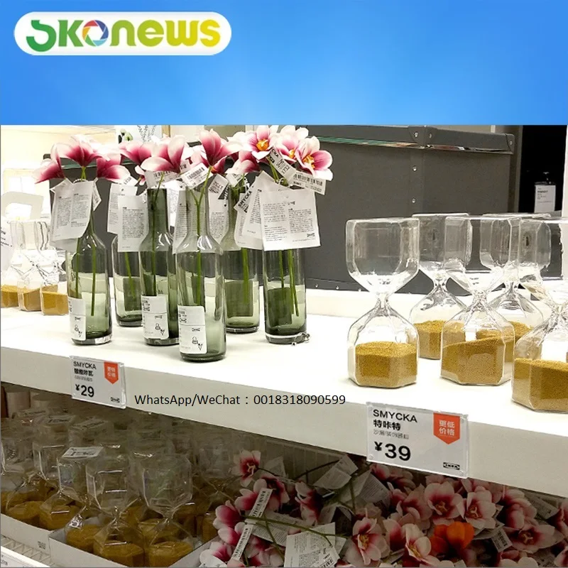 Wall_Mount_6mm_Thick_Magnetic_Acrylic_abel_Card_Frame_Price_Paper_Card_Tag_Counter_Top_Stand_with_3M_Adhesive_Tape