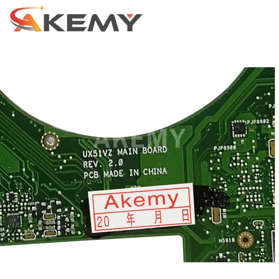 UX51VZH  Motherboard For Asus U500V U500VZ UX51VZA