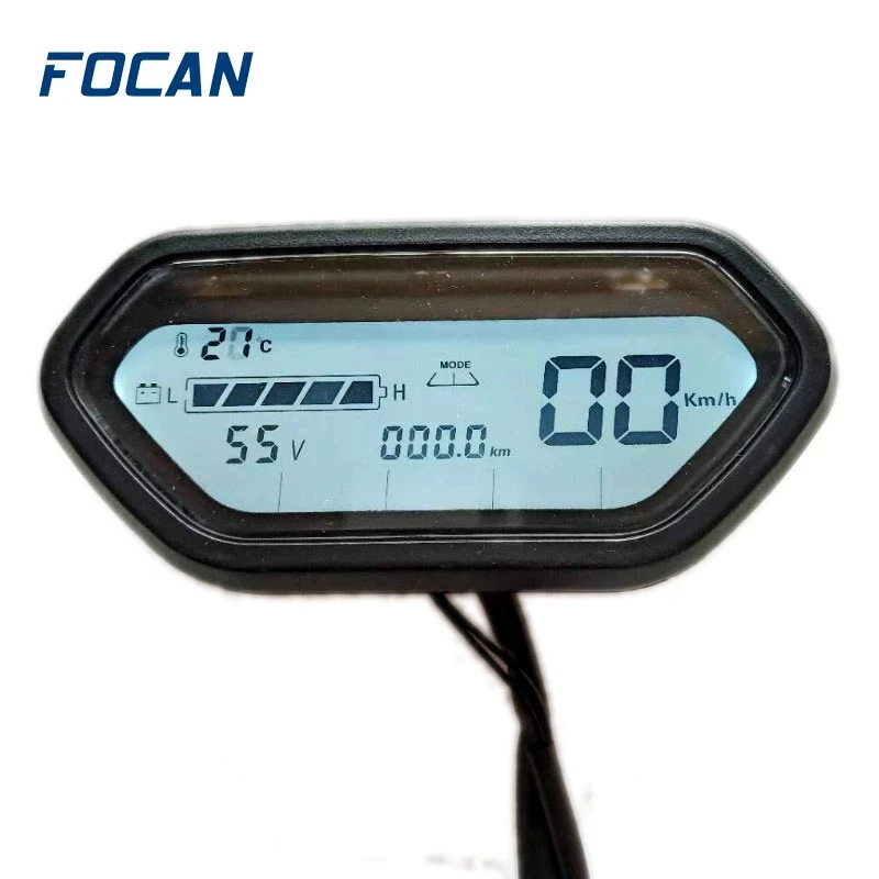 FOCAN48V60V72VUniversalelectricMotorcycleDigitalLCDOdometer