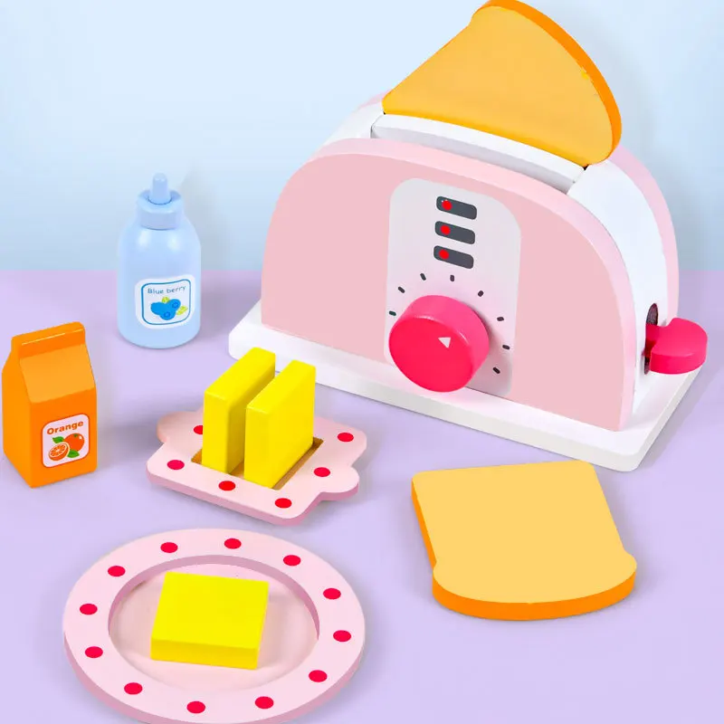 Детский деревянный игровой домик для кухни игрушка имитация хлебопечки