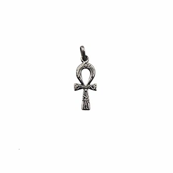 

Horus Artesanía de Egipto Colgante de Plata de la Llave de la Vida, ANK en el Antiguo Egipto, Mide 4 cm x 1.5 cm