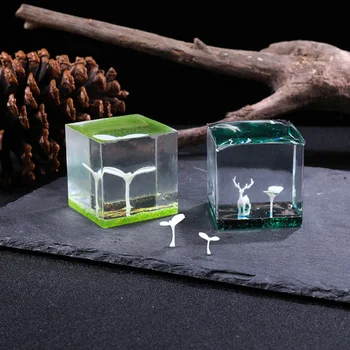 

3D Print DIY Handmade Crystal UV Resin Bud Mould Jewelry Fillings Pendant Accessories Charms Microscopic Landscape Stuff Craft