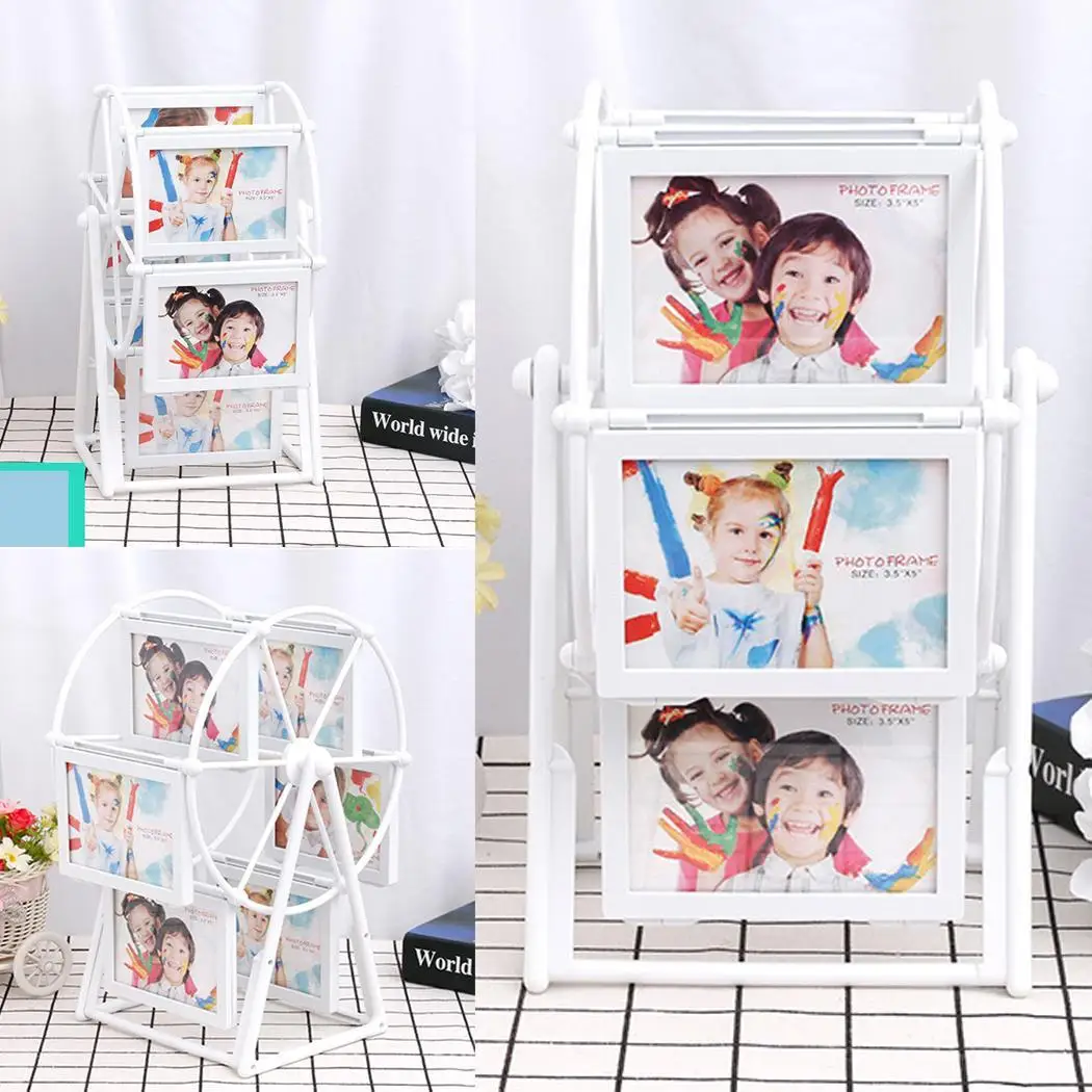 Домашний Декор 5 дюймов 12 фотографий DIY Феррис рамы вращающееся колесо дома