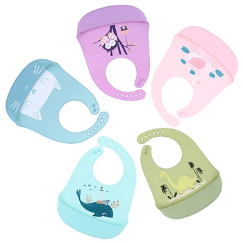 

New Waterproof Baby Bibs Adjustable Infant Kids Feeding Bibs Apron Burp Cloths