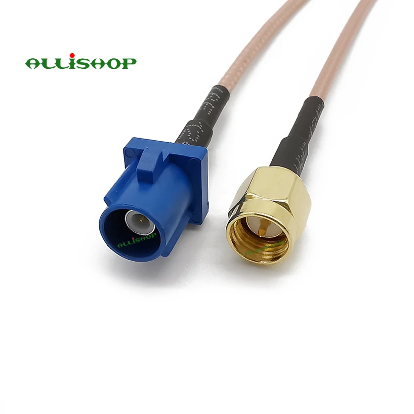 15CM-20M Length RF Electrical Wire Connector Fakra &quotC&quot Plug to SMA Male Assembly Extension Coaxial Cable RG316 for GPS Antenna |