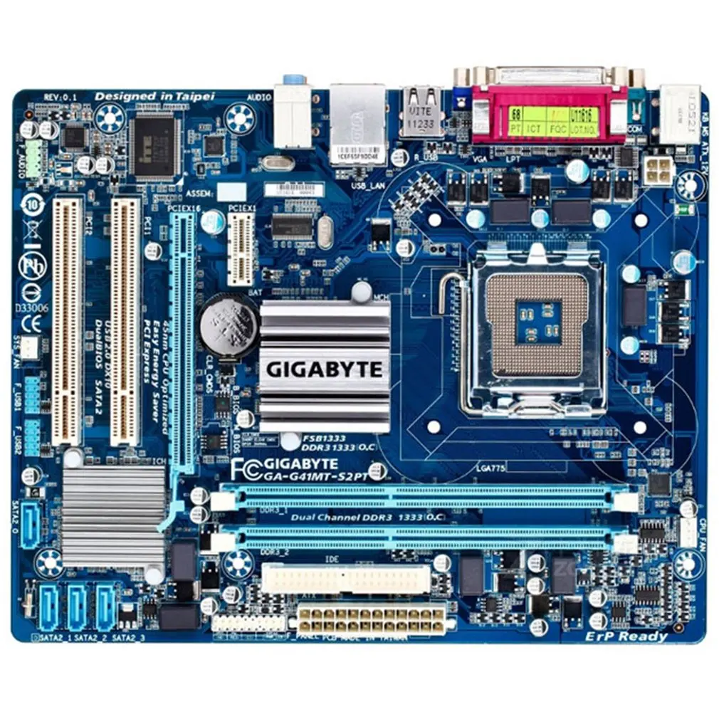 Десктопная материнская плата G41MT-S2 S2P S2PT десктопная G41 разъем LGA 775 для Core 2 DDR3 8G Micro