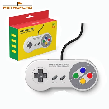 

1 Or 2PCS Retroflag SUPERPi Wired USB Gamepad Game Controller for SUPERPi CASE-U CASE-J NESPi Case Raspberry Pi