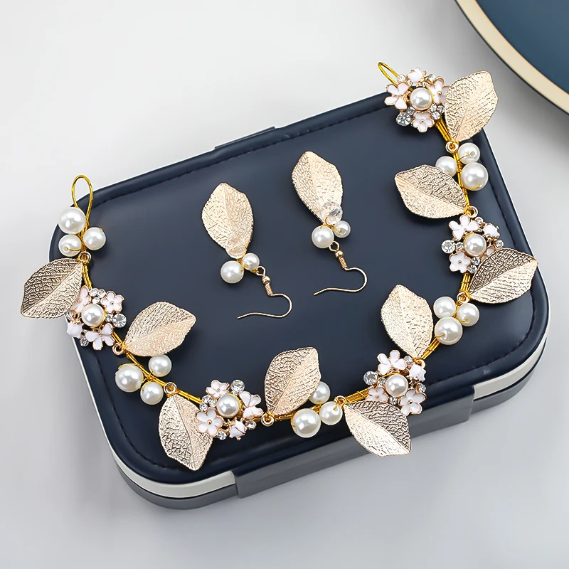 Бесплатная доставка в сельском стиле металлические золотые повязки для волос с