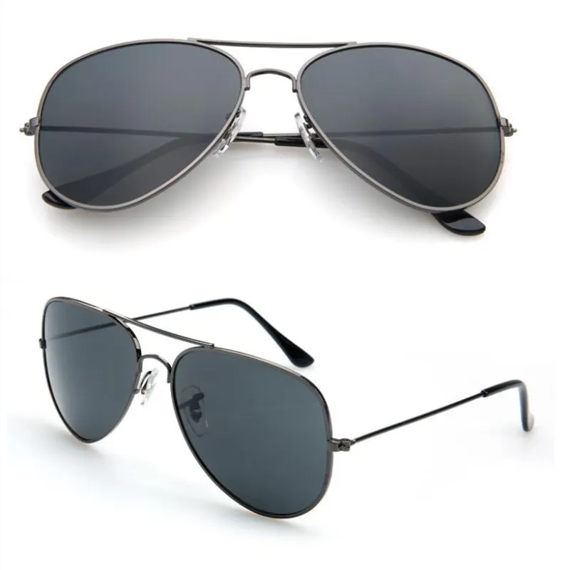 Мужские классические солнцезащитные очки в стиле пилота оправе из сплава для