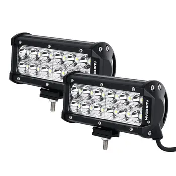

AUXBEAM 7.5 inch 36W LED Work Light bar 12V/24V Spot Flood Beam Fog Lights IP67 Waterproof for Trucks Cars 4x4 Off-road SUV