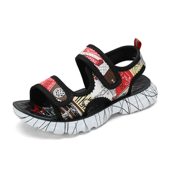 

2020 Brand New Summer Children Beach Boys Sandals Kids Shoes Closed Toe Arch Support Sport Non-slip Kids Sandals for Boys 2099