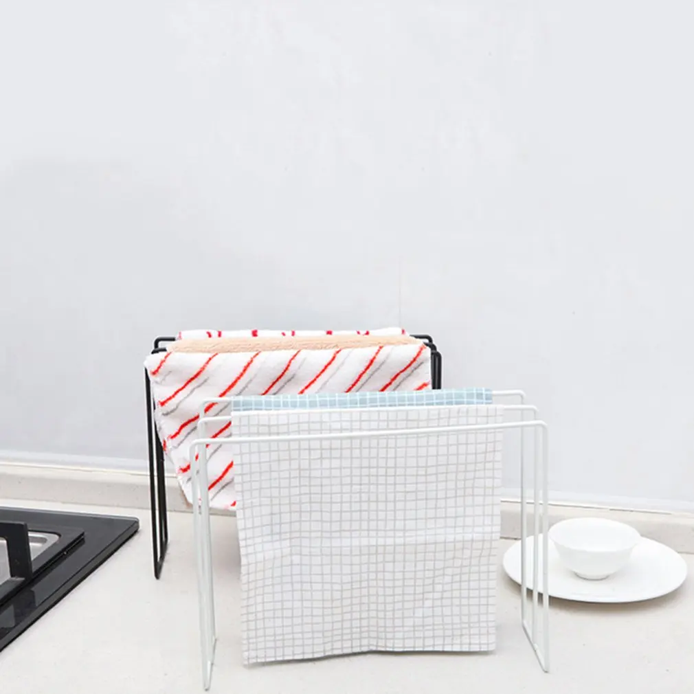 5-Layer Towel Rack Sponge Holder Cupboard Kitchen Organizer Hanging Towel Holder Cabinet Bathroom Organizer Storage Rack