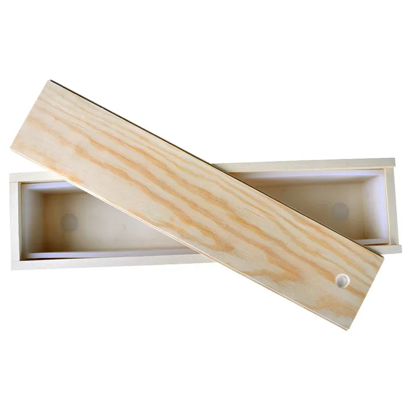 Силиконовые формы для мыла прямоугольник буханка Мыло плесень с деревянной коробка мыло ручной работы инструмент для изготовления - Цвет: B0267(Box with Liner