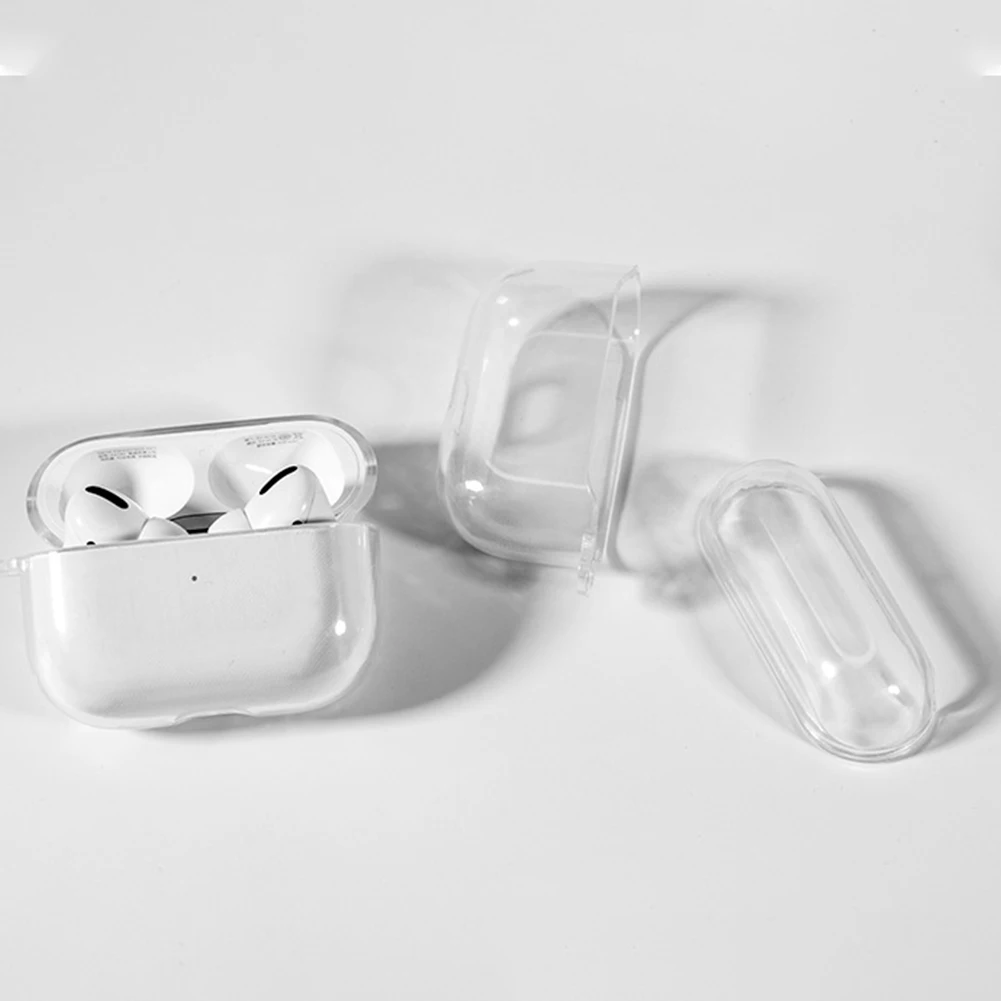 Кристально чистые наушники мягкий чехол для AirPods Pro 3 Силиконовая Беспроводная Bluetooth гарнитура противоударный Прозрачный чехол для Air Pod