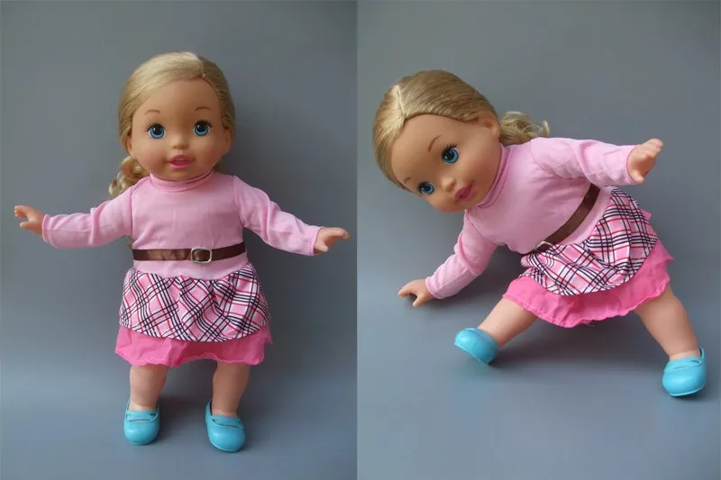 14 дюймов 35 см Reborn Baby Doll комплект одежды платье для кукольного костюма наряд|doll