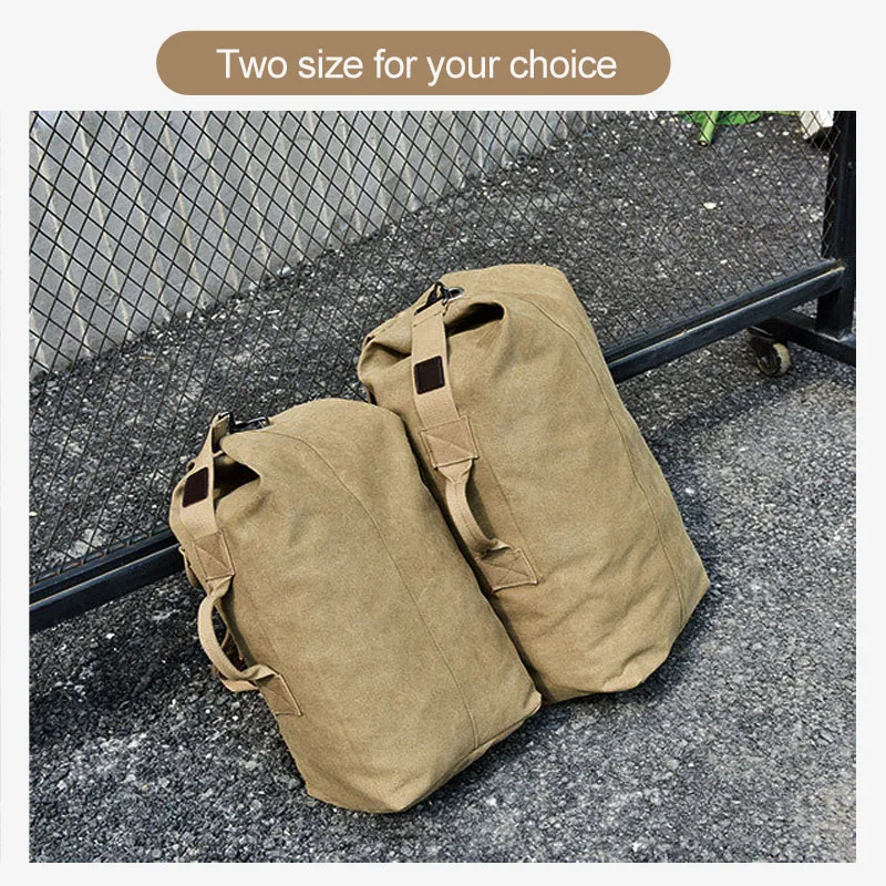 Large Capacity Rucksack Men Travel Bag Mountaineering Backpack Male Luggage Canvas Bucket Shoulder Bags For Boys Backpack XA202K