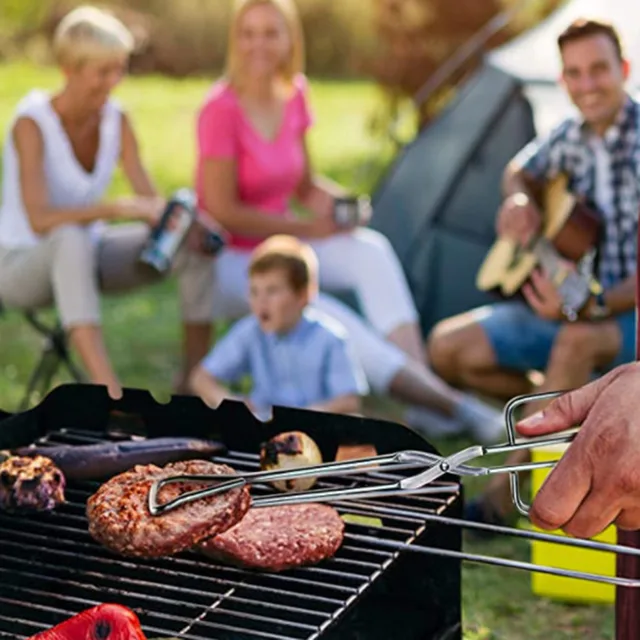 2Db Bbq Fogók Konyhai Klip Bilincs Rozsdamentes Acél Ételek Főző Olló - Image 4
