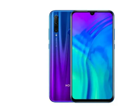 Новинка,, Honor 20 Lite, мобильный телефон, 6,3 дюймов, Kirin 710, четыре ядра, 8 Гб ram, 128 ГБ rom, Android 9,0, смартфон с функцией распознавания лица+ отпечатков пальцев