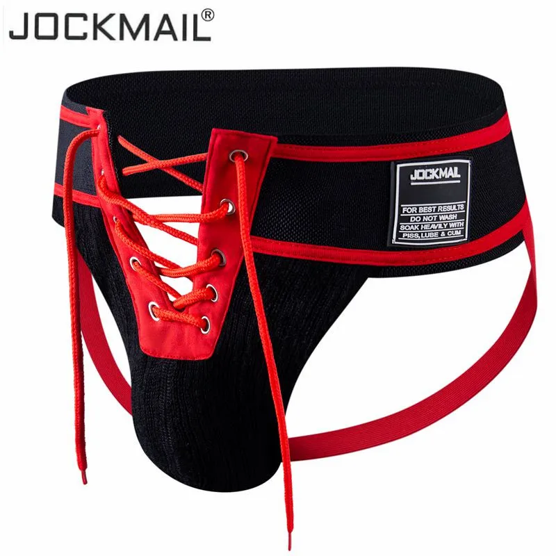Стринги JOCKMAIL мужские камуфляжные пикантные бандажные трусы Тонги на завязках