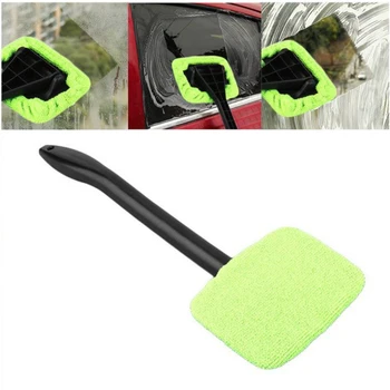 

Fog Remove Windshield Brush Wiping Microfiber Long Handle Glass Window Washing Cleaning Tool Detachable Dust Car Auto Washable