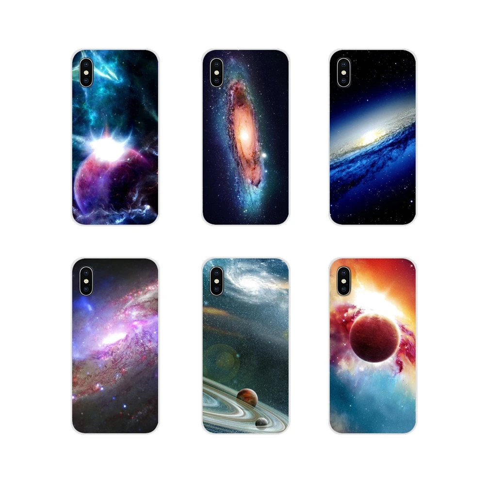 For Huawei Nova 2 3 2i 3i Y6 Y7 Y9 Prime Pro GR3 GR5 2017 2018 2019 Y5II Y6II Colorful Space for Galaxy Universe Soft TPU Covers | Мобильные
