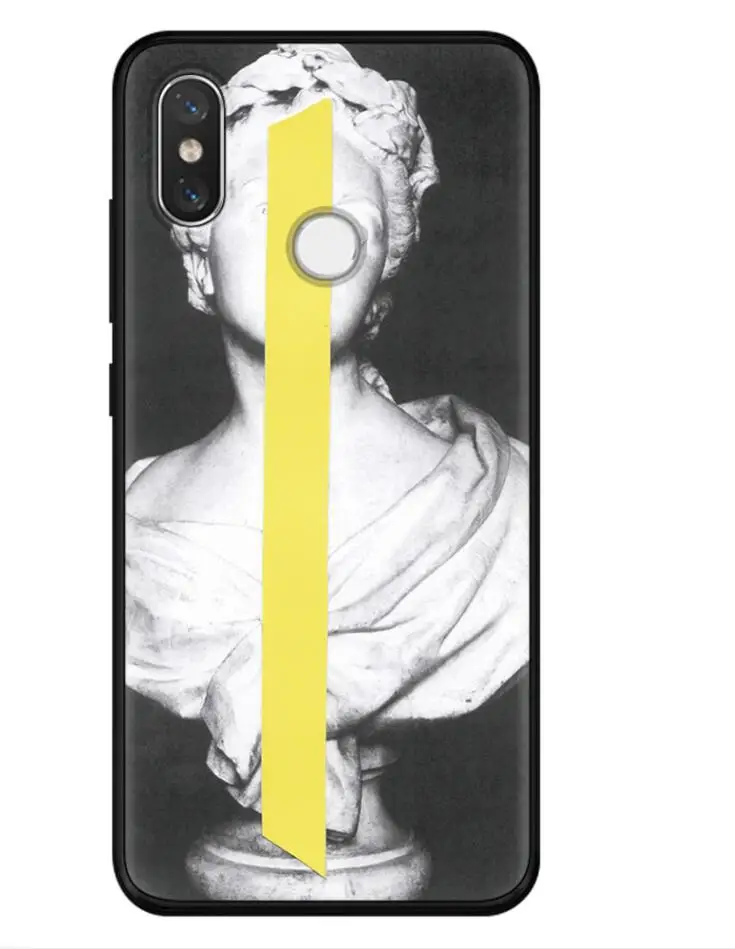 A4 Силиконовый чехол для Xiaomi Redmi Note 7 S2 5 Plus 6x3 3S Pro 4A 4X 5A 6A чехол для mi 9 Honor 8 Lite A3 CC9 CC9e Скульптура арт Мона Лиза - Цвет: A4
