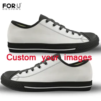 

FORUDESIGNS Women Flats Shoes Custom Printed Vulcanizd Shoes Lace Up Walking Sneakers Low Top Canvas Shoes Vulcanized Shoes